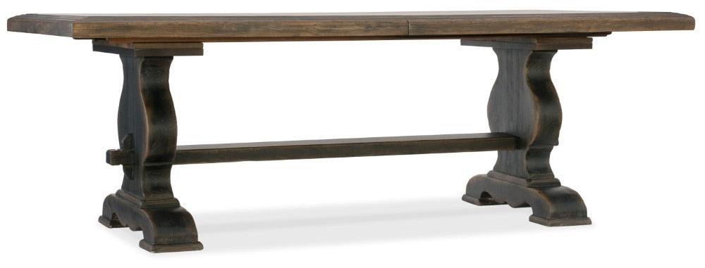 Hooker Furniture - Hill Country Bandera 86in Table w/2-18in Leaves - 5960-75200-BRN veiw 1