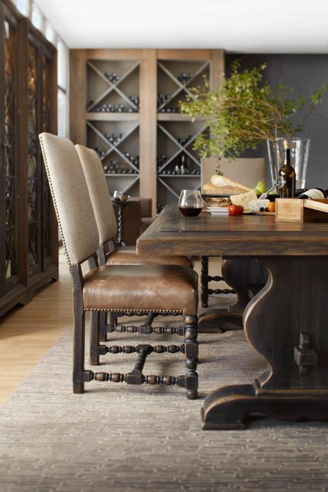 Hooker Furniture - Hill Country Bandera 86in Table w/2-18in Leaves - 5960-75200-BRN veiw 3