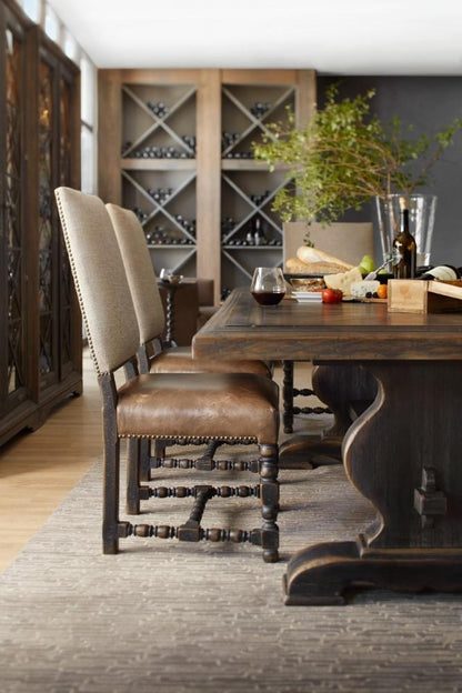 Hooker Furniture - Hill Country Bandera 86in Table w/2-18in Leaves - 5960-75200-BRN veiw 3