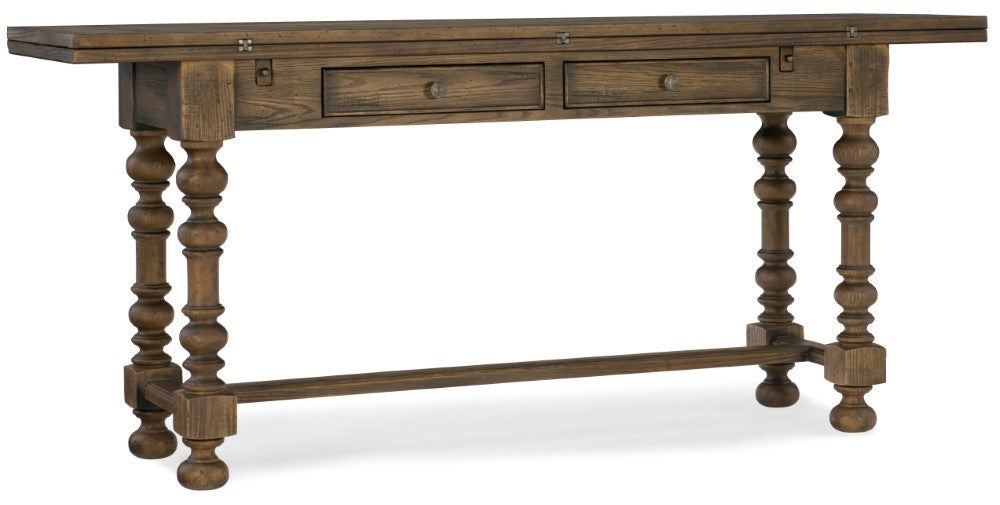 Hooker Furniture - Hill Country Bluewind Flip-Top Console Table - 5960-85001-BRN veiw 1