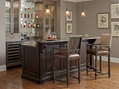 Hooker Furniture - Hill Country Comfort Barstool - 5960-20360-BLK view 5