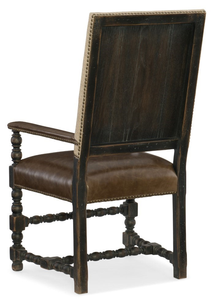Hooker Furniture - Hill Country Comfort Upholstered Arm Chair - 5960-75400-BLK veiw 2