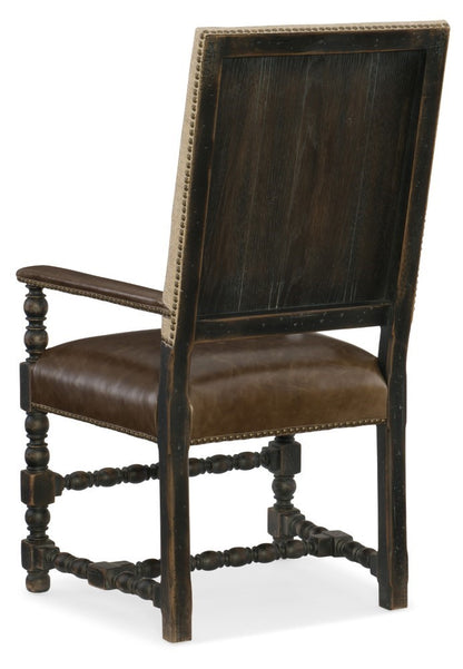 Hooker Furniture - Hill Country Comfort Upholstered Arm Chair - 5960-75400-BLK veiw 2