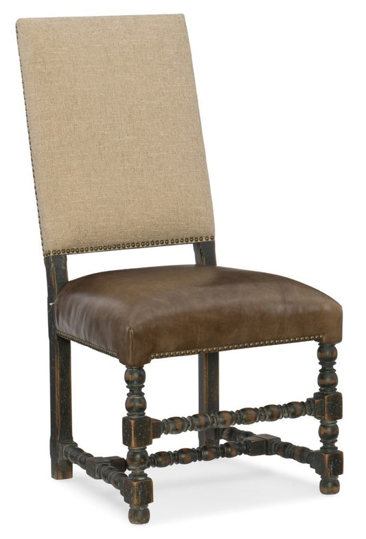 Hooker Furniture - Hill Country Comfort Upholstered Side Chair - 5960-75410-BLK veiw 1