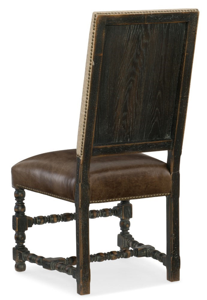 Hooker Furniture - Hill Country Comfort Upholstered Side Chair - 5960-75410-BLK veiw 2