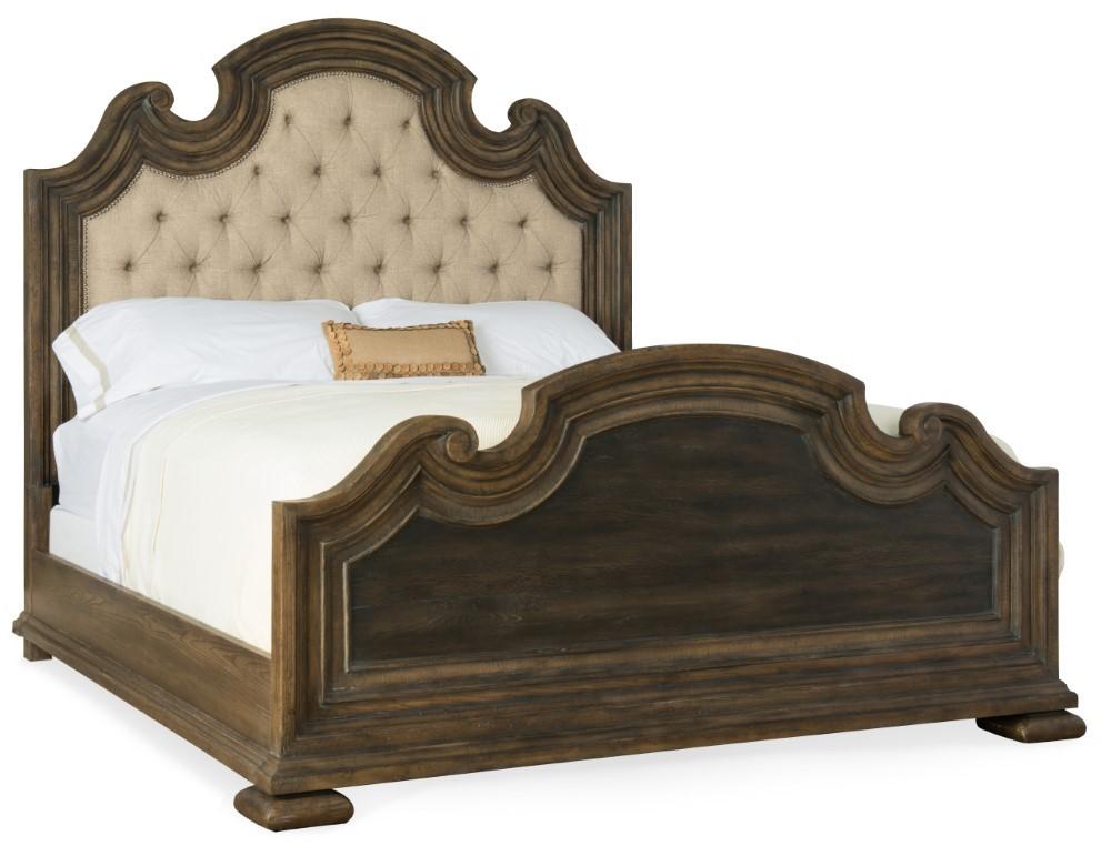 Hooker Furniture - Hill Country Fair Oaks King Upholstered Bed - 5960-90866-MULTI veiw 1