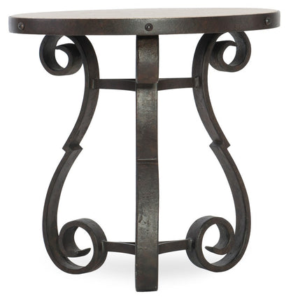 Hooker Furniture - Hill Country Luckenbach Metal and Stone End Table - 5960-80113-MTL veiw 1