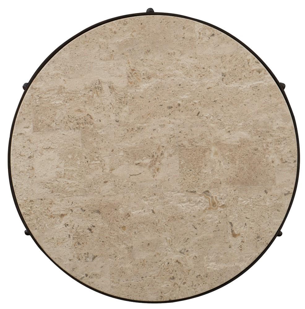 Hooker Furniture - Hill Country Luckenbach Metal and Stone End Table - 5960-80113-MTL veiw 2