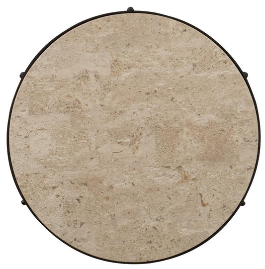 Hooker Furniture - Hill Country Luckenbach Metal and Stone End Table - 5960-80113-MTL veiw 2