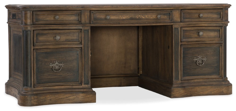 Hooker Furniture - Hill Country St. Hedwig Executive Desk - 5960-10563-MULTI veiw 5