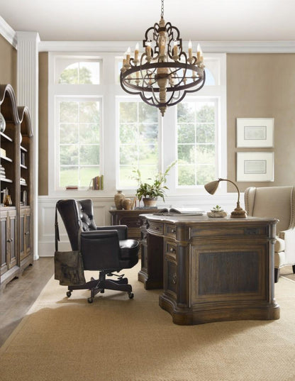 Hooker Furniture - Hill Country St. Hedwig Executive Desk - 5960-10563-MULTI veiw 6