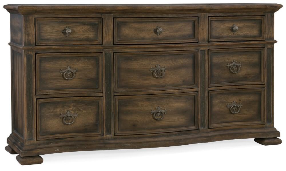 Hooker Furniture - Hill Country Williamson Nine-Drawer Dresser - 5960-90002-MULTI veiw 1