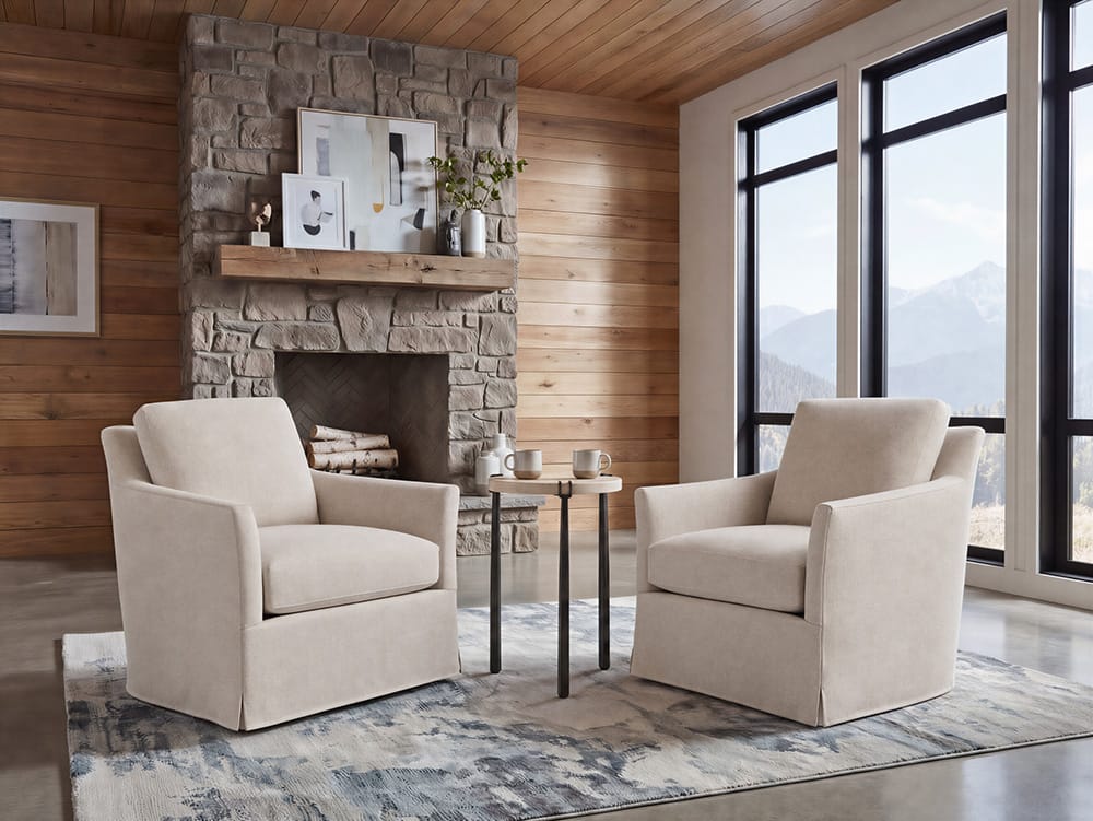 Hooker Furniture - Isley Swivel Chair in Linen - HFCX-1655-009-400614-80 view 7