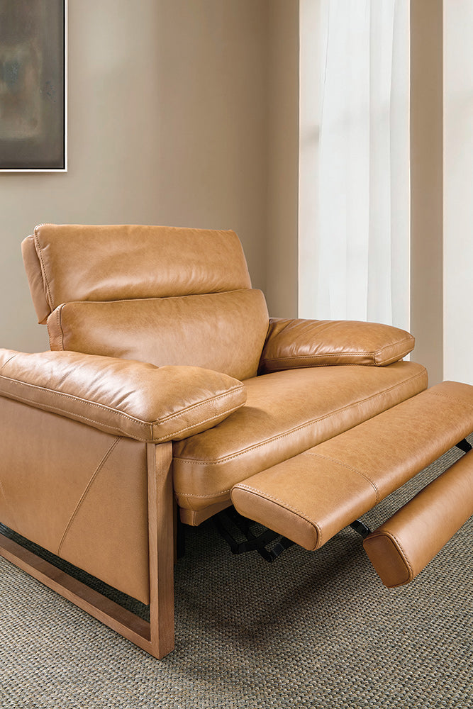 Hooker Furniture - Jericho Power Recliner with Power Headrest - Brown - SS461-PH1-087 view 9