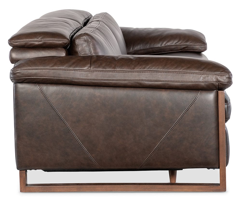 Hooker Furniture - Jericho Power Sofa with Power Headrest - Brown - SS461-PH025-089 view 6