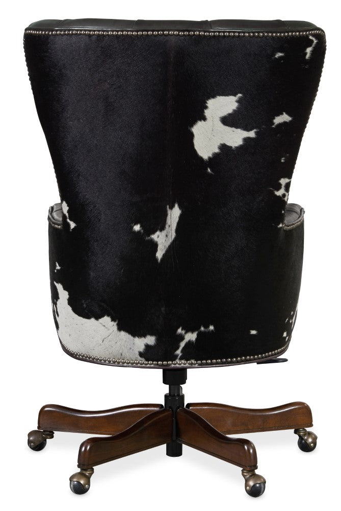 Hooker Furniture - Katherine Executive Swivel Tilt Chair w/ Black & White HOH - EC448-097 view 2