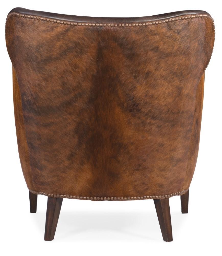 Hooker Furniture - Kato Leather Club Chair w/ Dark Brindle - CC469-089 veiw 2