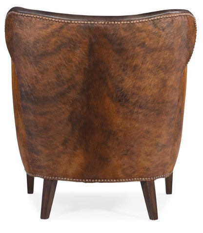 Hooker Furniture - Kato Leather Club Chair w/ Dark Brindle - CC469-089 veiw 2