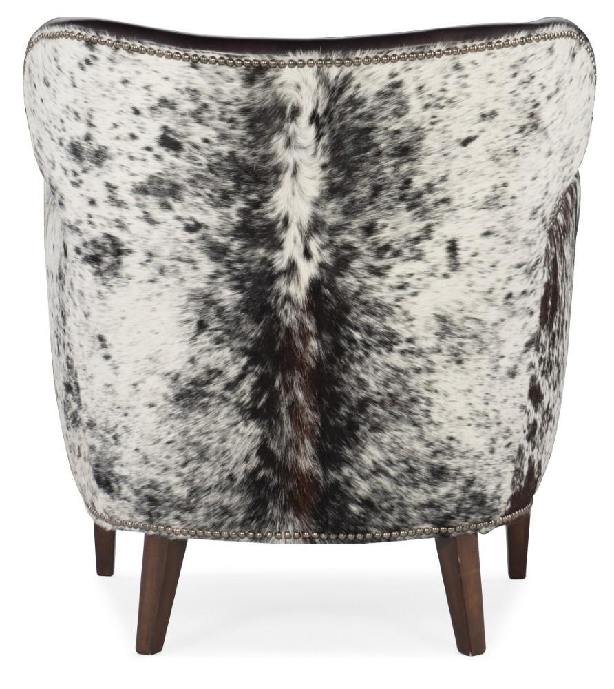 Hooker Furniture - Kato Leather Club Chair w/ Salt Pepper Brindle - CC469-097 veiw 2