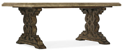 Hooker Furniture - La Grange Le Vieux 86in Double Pedestal Table w/2-18in Leaves - 6960-75200-81 veiw 1