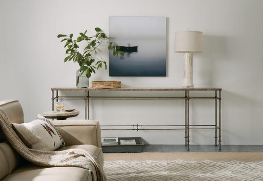 Hooker Furniture - La Grange St James Metal and Stone Console - 6960-85001-00 veiw 3