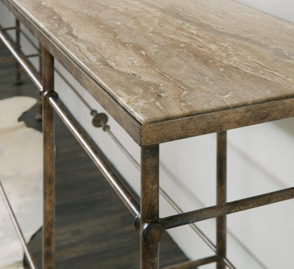 Hooker Furniture - La Grange St James Metal and Stone Console - 6960-85001-00 veiw 4