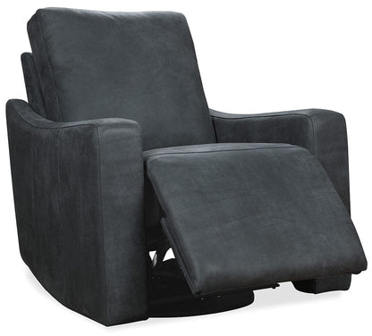 Hooker Furniture - Lewis Power Swivel Recliner - Black - RC909-PSW-098 view 5