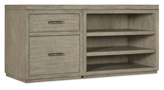 Hooker Furniture - Linville Falls 60in Credenza with File and Open Desk Cabinet - 6150-10951-85 veiw 1