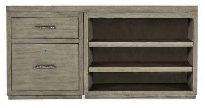Hooker Furniture - Linville Falls 60in Credenza with File and Open Desk Cabinet - 6150-10951-85 veiw 3