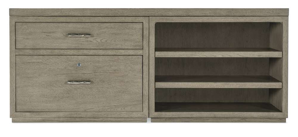 Hooker Furniture - Linville Falls 72in Credenza with Lateral File and Open Desk Cabinet - 6150-10909-85 veiw 3