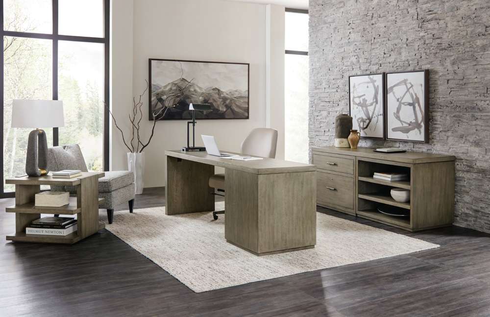 Hooker Furniture - Linville Falls 72in Desk with One File - 6150-10906-85 veiw 3