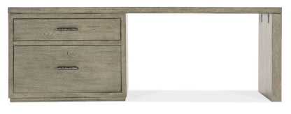 Hooker Furniture - Linville Falls 84in Desk with Lateral File - 6150-10917-85 veiw 3