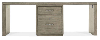 Hooker Furniture - Linville Falls 84in Desk with One Centered File - 6150-10914-85 veiw 3