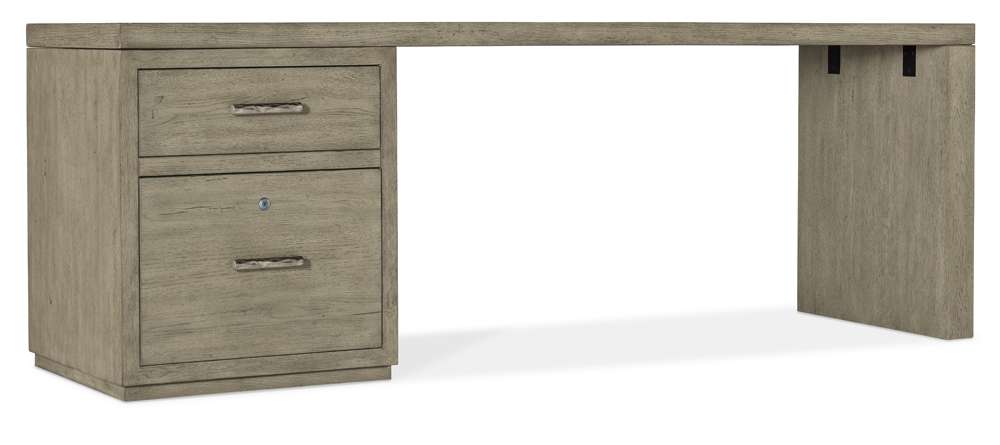 Hooker Furniture - Linville Falls 84in Desk with One File - 6150-10915-85 veiw 1