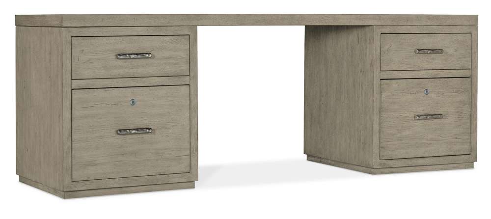 Hooker Furniture - Linville Falls 84in Desk with Two Files - 6150-10913-85 veiw 1