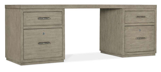 Hooker Furniture - Linville Falls 84in Desk with Two Files - 6150-10913-85 veiw 1