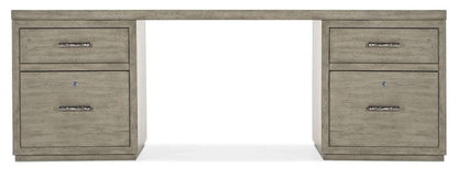 Hooker Furniture - Linville Falls 84in Desk with Two Files - 6150-10913-85 veiw 3