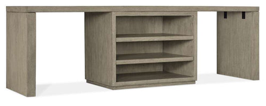 Hooker Furniture - Linville Falls 96in Desk with Centered Open Desk Cabinet - 6150-10925-85 veiw 1