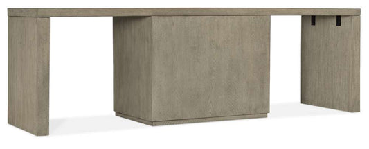 Hooker Furniture - Linville Falls 96in Desk with Centered Open Desk Cabinet - 6150-10925-85 veiw 2