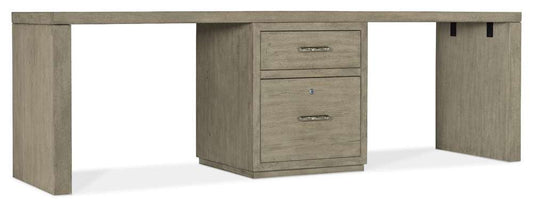 Hooker Furniture - Linville Falls 96in Desk with One Centered File - 6150-10924-85 veiw 1