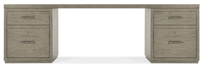 Hooker Furniture - Linville Falls 96in Desk with Two Files - 6150-10921-85 veiw 3