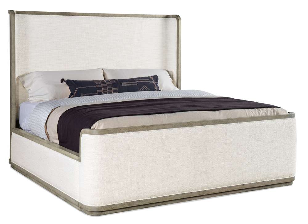 Hooker Furniture - Linville Falls Boones Cal King Upholstered Shelter Bed - 6150-90460-85 veiw 1