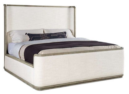Hooker Furniture - Linville Falls Boones Queen Upholstered Shelter Bed - 6150-90450-85 veiw 1