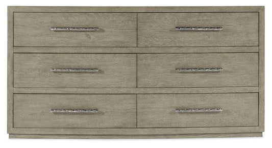 Hooker Furniture - Linville Falls Chimney Gap Six Drawer Dresser - 6150-90002-85 veiw 2