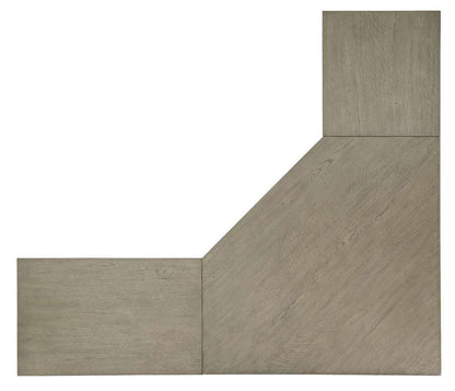 Hooker Furniture - Linville Falls Corner Desk with File and Open Desk Cabinet - 6150-10933-85 veiw 4