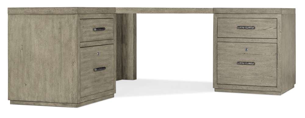 Hooker Furniture - Linville Falls Corner Desk with Two Files - 6150-10934-85 veiw 1