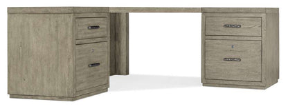 Hooker Furniture - Linville Falls Corner Desk with Two Files - 6150-10934-85 veiw 1
