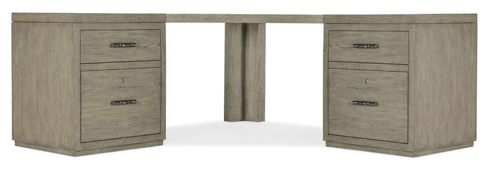 Hooker Furniture - Linville Falls Corner Desk with Two Files - 6150-10934-85 veiw 3