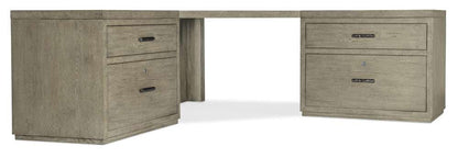 Hooker Furniture - Linville Falls Corner Desk with Two Lateral Files - 6150-10938-85 veiw 1