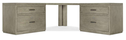 Hooker Furniture - Linville Falls Corner Desk with Two Lateral Files - 6150-10938-85 veiw 3